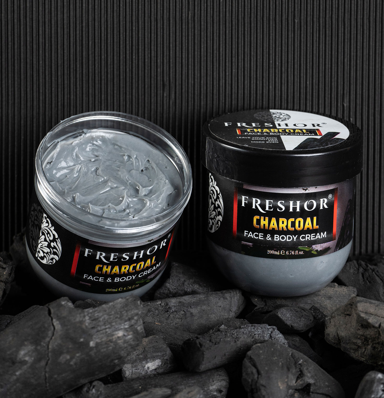 Charcoal Face & Body Cream