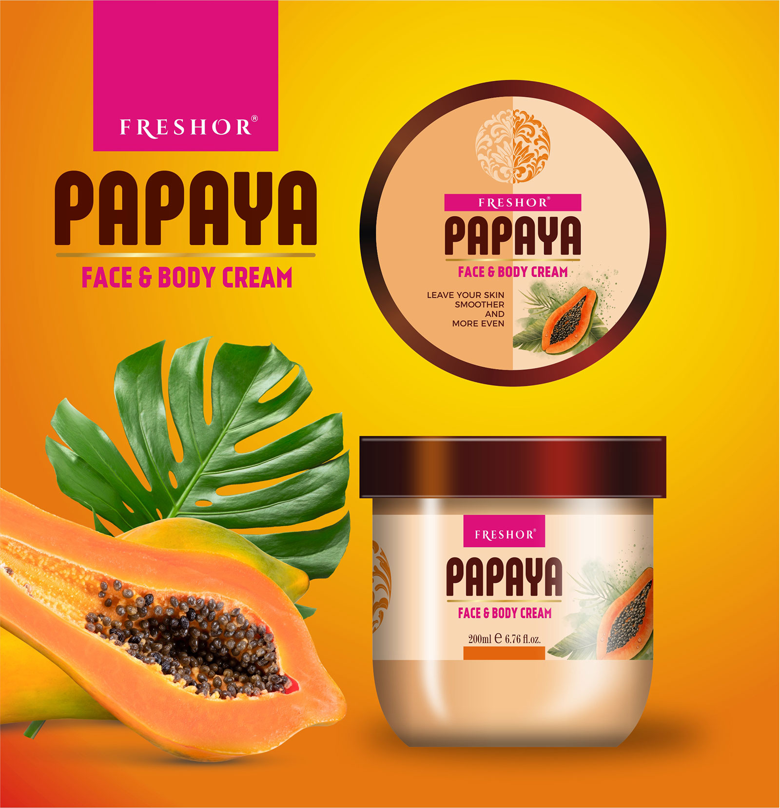 Papaya Face & Body Cream