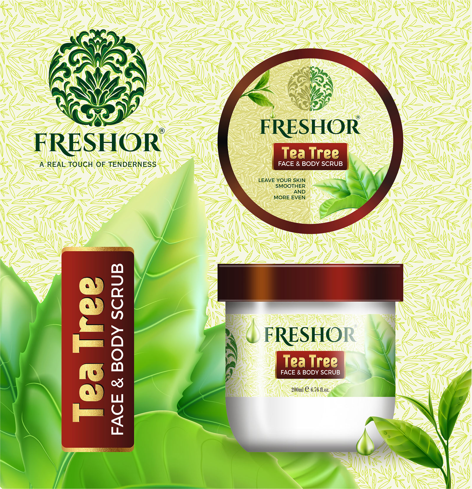 Tea Tree Face & Body Scrub